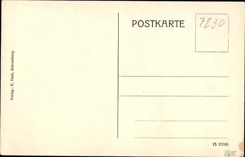 Ak Lauterbach Schwarzwald, Panoramaansicht von Ortschaft, Wegweiser Scjramberg, Gedicht in Mundart