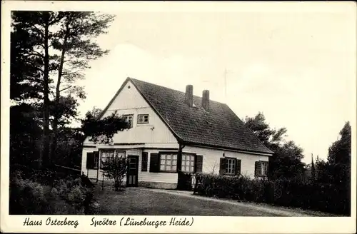 Ak Sprötze Buchholz in der Nordheide, Haus Osterberg, Diätkurheim nach Dr. Bircher Benner