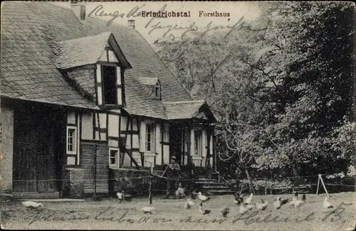 Ak Rengsdorf im Westerwald, Forsthaus Friedrichstal