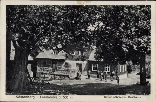 Ak Köstenberg Presseck in Oberfranken, Schuberth'sches Gasthaus