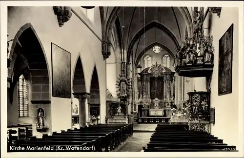Ak Marienfeld Harsewinkel Westfalen, Kircheninneres