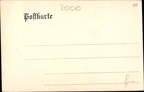 Ak Hamburg Mitte Altstadt, Kaiser Wilhelm Reiterdenkmal