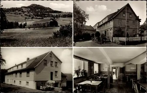 Ak Oberbernhards Hilders in der Rhön, Jugendherberge, Landschaftsblick