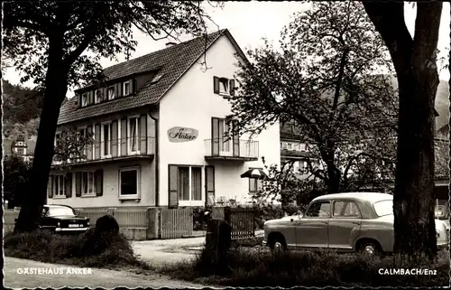 Ak Calmbach Bad Wildbad im Schwarzwald, Gästehaus Anker