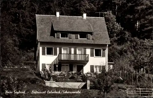 Ak Calmbach Bad Wildbad im Schwarzwald, Haus Seyfried