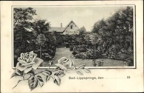 Ak Bad Lippspringe in Westfalen, Fischer Hütte