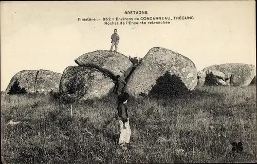 Ak Trégunc Finistère, Roches de l'Enceinte retranchee