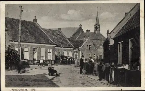 Ak Urk Flevoland Niederlande, Dorpsgezicht