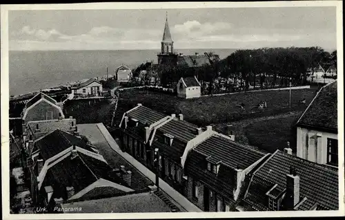 Ak Urk Flevoland Niederlande, Panorama