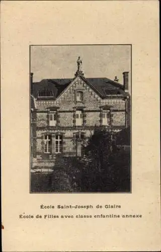 Ak Glaire Ardennes, Ecole Saint Joseph, Ecole des Filles