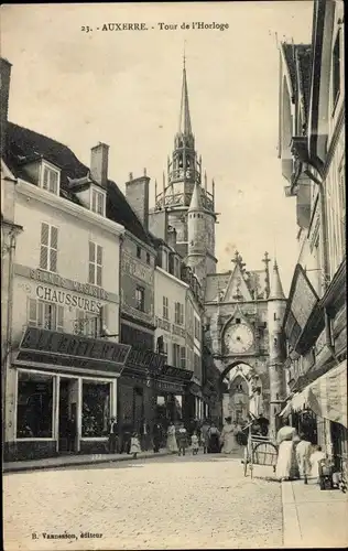 Ak Auxerre Yonne, Tour de l'Horloge