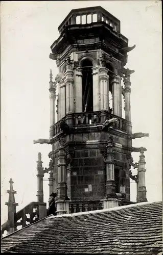 Foto Ak Sens Yonne, La Cathedrale, Kirchturm