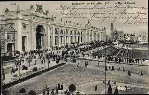 Ak Bruxelles Brüssel, Exposition 1910, Le Grand Palais