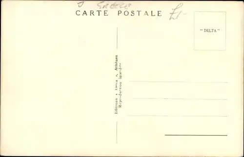 Ak Athen Griechenland, Vue partielle et Acropole, Stadt, Akropolis