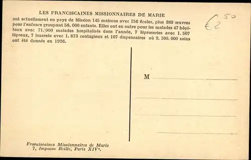 Ak Ambohidratrimo Madagaskar, L'atelier de dentelle et de broderie, Les franciscaines missionnaires