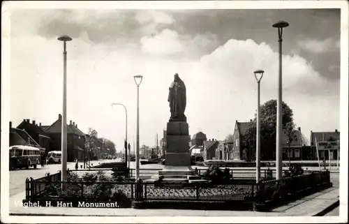 Ak Veghel Nordbrabant, H. Hart Monument