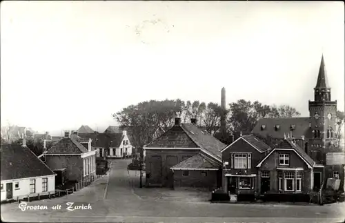 Ak Zurich Súdwest Fryslân Friesland Niederlande, Kirche