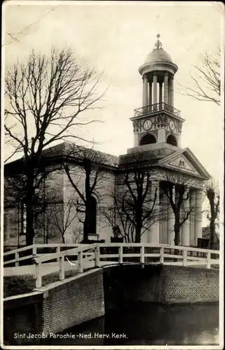 Ak St Jacobi Parochie Friesland Niederlande, Ned. Herv. Kerk