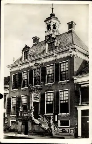 Ak Snits Sneek Friesland Niederlande, Stadhuis