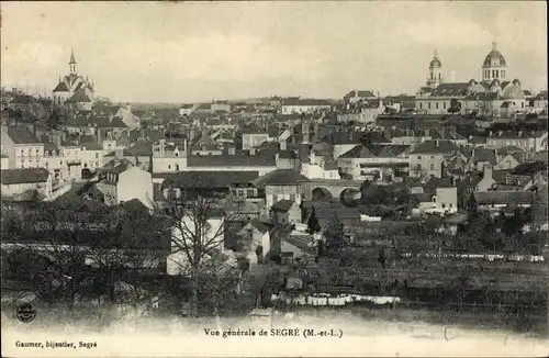 Ak Segré Maine-et-Loire, Vue générale, Panorama