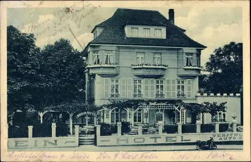 Ak Nierstein am Rhein, Rhein Hotel