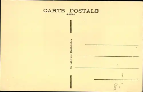 Ak Reichshoffen Reichshofen Elsass Bas Rhin, Rue Principale