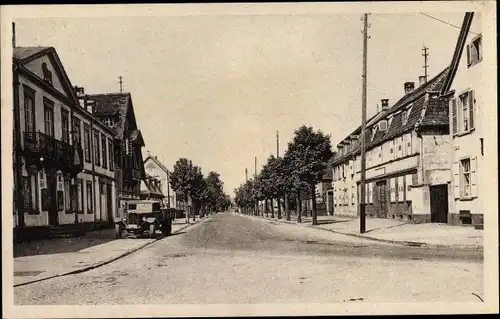 Ak Brumath Elsass Bas Rhin, Rue du General de Gaulle, LKW