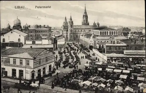 Ak Liepaja Libau Lettland, Petermarkt