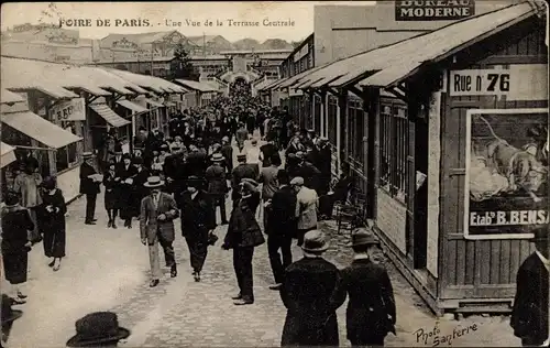 Ak Paris XV, Foire de Paris, une vue de la Terrasse Centrale