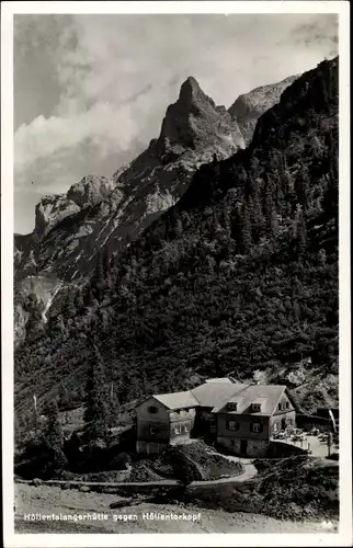 Ak Grainau in Oberbayern, Höllentalangerhütte