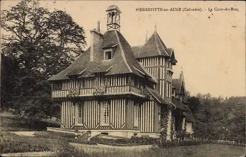 Ak Pierrefitte en Auge Calvados, La Cour du Bosc