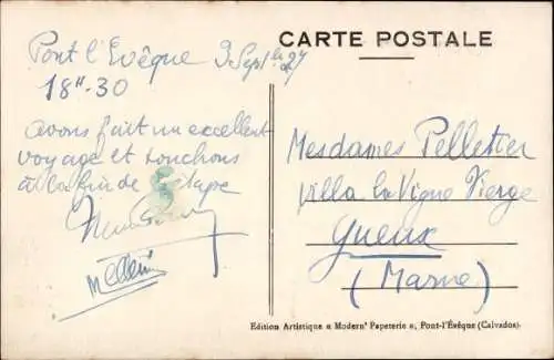 Ak Pont l'Eveque Calvados, L'Eglise