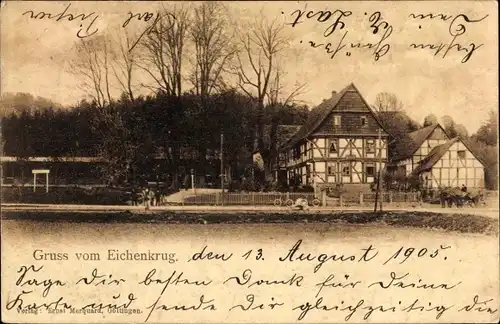 Ak Gleichen Landkreis Göttingen, Gasthof Eichenkrug