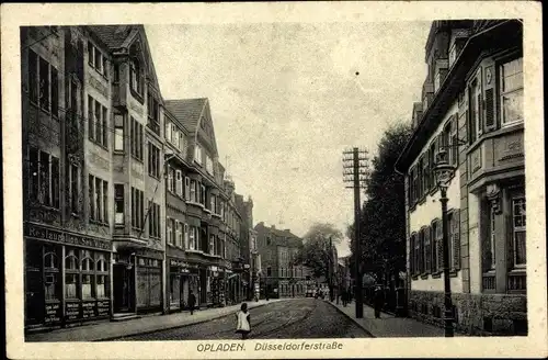 Ak Opladen Leverkusen im Rheinland, Düsseldorfer Straße