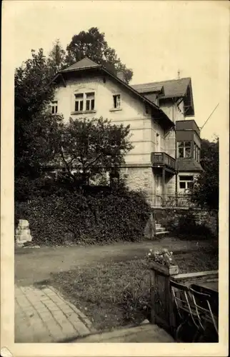 Foto Ak Ober Kipsdorf Altenberg im Erzgebirge, Haus Fernblick