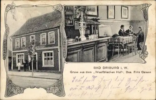 Ak Bad Driburg in Westfalen, Westfälischer Hof