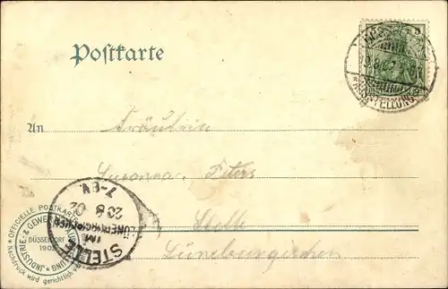 Ak Düsseldorf am Rhein, Industrie und Gewerbeausstellung 1902, Suldenthal und Zillerthal