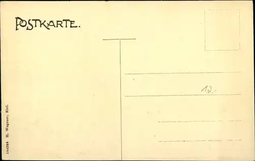 Ak Kiel in Schleswig Holstein, Historische Ansicht des Marktplatzes vor 1870