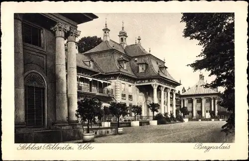 Ak Dresden Pillnitz, Schloss, Bergpalais