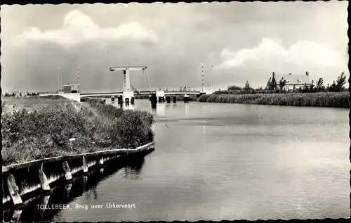 Ak Tollebeek Flevoland, Brug over Urkervaart