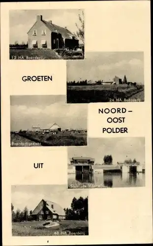 Ak Noordoostpolder Flevoland, HA Boerderij, Sluis