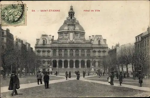 Ak Saint Étienne Loire, Hotel de Ville