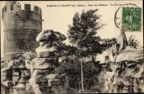 Ak Rosnay l'Hopital Aube, Parc du Chateau