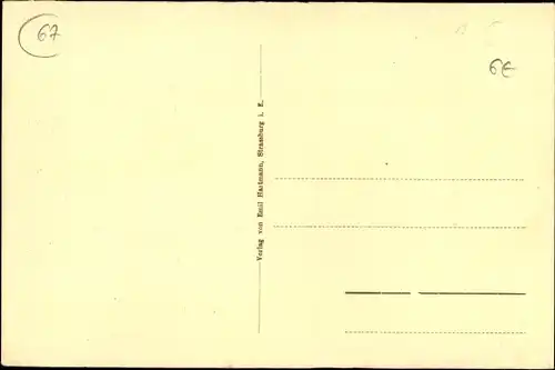 Ak Strasbourg Strassburg Elsass Bas Rhin, Broglieplatz