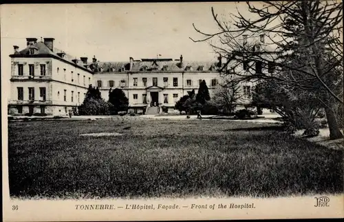 Ak Tonnerre Yonne, L'Hopital, Facade