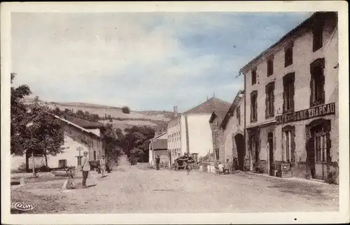 Ak L'Hôpital sous Rochefort Loire, Route Nationale, Rue principale