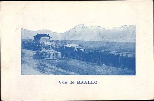 Ak Brallo Bralos Griechenland, Une vue, Blick auf den Ort