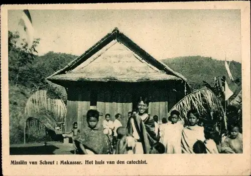 Ak Macassar Südafrika, Missions de Scheut, Maison du Catéchiste, Missionierung