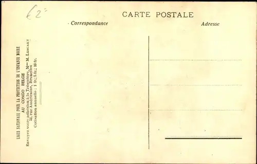 Ak Belgisch Kongo Demokratische Republik Kongo Zaire, Une familie des environs de N'Gali