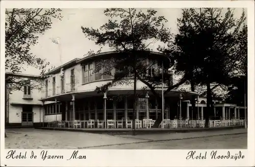 Ak Vught Nordbrabant, Hotel de IJzeren Man, Hotel Noordzijde